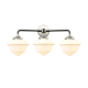 A thumbnail of the Innovations Lighting 284-3W Small Oxford Black Polished Nickel / Matte White Cased