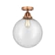 A thumbnail of the Innovations Lighting 288-1C-16-12 Beacon Semi-Flush Antique Copper / Seedy