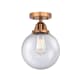 A thumbnail of the Innovations Lighting 288-1C-12-8 Beacon Semi-Flush Antique Copper / Seedy