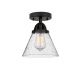 A thumbnail of the Innovations Lighting 288-1C-10-8 Cone Semi-Flush Matte Black / Seedy