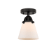 A thumbnail of the Innovations Lighting 288-1C-9-6 Cone Semi-Flush Matte Black / Matte White