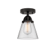 A thumbnail of the Innovations Lighting 288-1C-9-6 Cone Semi-Flush Matte Black / Clear