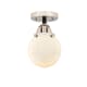A thumbnail of the Innovations Lighting 288-1C-10-6 Beacon Semi-Flush Black Polished Nickel / Matte White