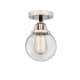 A thumbnail of the Innovations Lighting 288-1C-9-6 Beacon Semi-Flush Black Polished Nickel / Clear