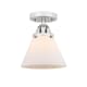 A thumbnail of the Innovations Lighting 288-1C-10-8 Cone Semi-Flush Polished Chrome / Matte White