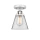 A thumbnail of the Innovations Lighting 288-1C-9-6 Cone Semi-Flush Polished Chrome / Clear