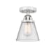 A thumbnail of the Innovations Lighting 288-1C-9-6 Cone Semi-Flush Polished Chrome / Seedy