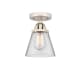 A thumbnail of the Innovations Lighting 288-1C-9-6 Cone Semi-Flush Polished Nickel / Clear