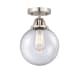 A thumbnail of the Innovations Lighting 288-1C-11-8 Beacon Semi-Flush Brushed Satin Nickel / Seedy
