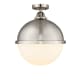 A thumbnail of the Innovations Lighting 288-1C-16-13 Hampden Semi-Flush Brushed Satin Nickel / Matte White