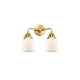 A thumbnail of the Innovations Lighting 288-2W-13-13 Bell Vanity Satin Gold / Matte White