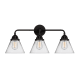 A thumbnail of the Innovations Lighting 288-3W-10-26 Cone Vanity Matte Black / Clear