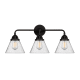 A thumbnail of the Innovations Lighting 288-3W-10-26 Cone Vanity Matte Black / Seedy