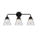 A thumbnail of the Innovations Lighting 288-3W-10-24 Cone Vanity Matte Black / Clear