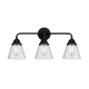 A thumbnail of the Innovations Lighting 288-3W-10-24 Cone Vanity Matte Black / Seedy