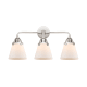 A thumbnail of the Innovations Lighting 288-3W-10-24 Cone Vanity Polished Chrome / Matte White