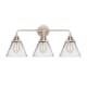 A thumbnail of the Innovations Lighting 288-3W-10-26 Cone Vanity Polished Nickel / Clear