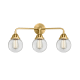 A thumbnail of the Innovations Lighting 288-3W-10-24 Beacon Vanity Satin Gold / Clear