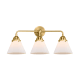 A thumbnail of the Innovations Lighting 288-3W-11-26 Cone Vanity Satin Gold / Matte White