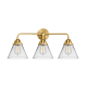 A thumbnail of the Innovations Lighting 288-3W-10-26 Cone Vanity Satin Gold / Clear