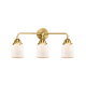 A thumbnail of the Innovations Lighting 288-3W-11-23 Bell Vanity Satin Gold / Matte White