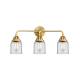 A thumbnail of the Innovations Lighting 288-3W-10-23 Bell Vanity Satin Gold / Clear