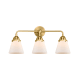 A thumbnail of the Innovations Lighting 288-3W-11-25 Cone Vanity Satin Gold / Matte White