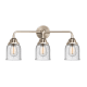 A thumbnail of the Innovations Lighting 288-3W-10-23 Bell Vanity Brushed Satin Nickel / Seedy