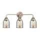 A thumbnail of the Innovations Lighting 288-3W-10-23 Bell Vanity Brushed Satin Nickel / Silver Plated Mercury