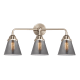 A thumbnail of the Innovations Lighting 288-3W-10-24 Cone Vanity Brushed Satin Nickel / Plated Smoke