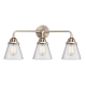 A thumbnail of the Innovations Lighting 288-3W-10-24 Cone Vanity Brushed Satin Nickel / Seedy