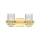 A thumbnail of the Innovations Lighting 310-2W-6-15 Wellfleet Vanity Satin Gold / Clear