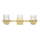 A thumbnail of the Innovations Lighting 310-3W-6-24 Wellfleet Vanity Satin Gold / Clear