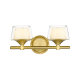 A thumbnail of the Innovations Lighting 311-2W-7-15 Laguna Vanity Satin Gold / White / Clear