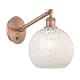 A thumbnail of the Innovations Lighting 317-1W-10-8 White Mouchette Sconce Antique Copper