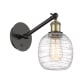 A thumbnail of the Innovations Lighting 317-1W-13-6 Belfast Sconce Black Antique Brass / Deco Swirl