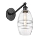 A thumbnail of the Innovations Lighting 317-1W-8-6 Vaz Sconce Matte Black / Clear