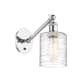 A thumbnail of the Innovations Lighting 317-1W-13-5 Cobbleskill Sconce Polished Chrome / Deco Swirl