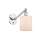 A thumbnail of the Innovations Lighting 317-1W-13-6 Cobbleskill Sconce Polished Nickel / Matte White