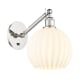 A thumbnail of the Innovations Lighting 317-1W-10-8 White Venetian Sconce Polished Nickel