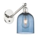 A thumbnail of the Innovations Lighting 317-1W-10-6 Bella Sconce Polished Nickel / Princess Blue