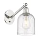 A thumbnail of the Innovations Lighting 317-1W-10-6 Bella Sconce Polished Nickel / Seedy