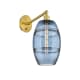 A thumbnail of the Innovations Lighting 317-1W-10-8 Vaz Sconce Satin Gold / Blue