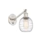 A thumbnail of the Innovations Lighting 317-1W-13-6 Belfast Sconce Brushed Satin Nickel / Deco Swirl