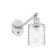 A thumbnail of the Innovations Lighting 317-1W-13-5 Cobbleskill Sconce Brushed Satin Nickel / Deco Swirl