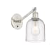 A thumbnail of the Innovations Lighting 317-1W-10-6 Bella Sconce Brushed Satin Nickel / Seedy