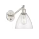 A thumbnail of the Innovations Lighting 317-1W-13-8 Bristol Sconce Brushed Satin Nickel / Seedy