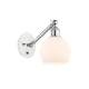 A thumbnail of the Innovations Lighting 317-1W-12-6 Athens Sconce White and Polished Chrome / Matte White