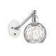 A thumbnail of the Innovations Lighting 317-1W-12-6 Athens Sconce White and Polished Chrome / Clear Water Glass