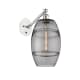 A thumbnail of the Innovations Lighting 317-1W-10-8 Vaz Sconce White Polished Chrome / Smoked